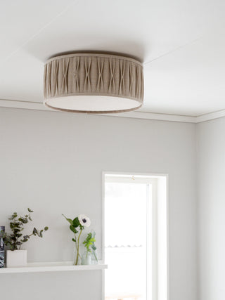 Plafond Plissé Stygn Natur 45cm