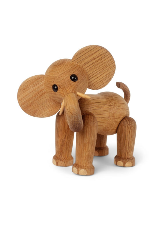 Ollie Elefant Trädekoration, Ek/Lönn