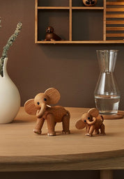 Ella Elefant Baby Dekoration, Ek/Lönn