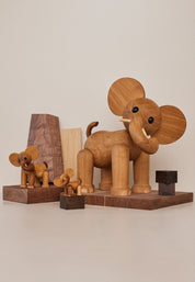Tembo Elefant Trädekoration 41 cm Ek