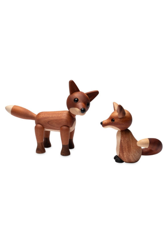 Foxy Räv Dekoration, Mahogny