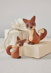Foxy Räv Dekoration, Mahogny
