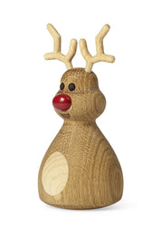 Woozie Ren Trädekoration 12 cm, Ek
