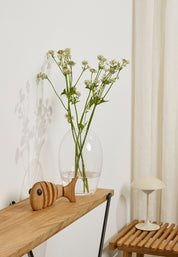 Laine Vas Oval 20 cm Klar
