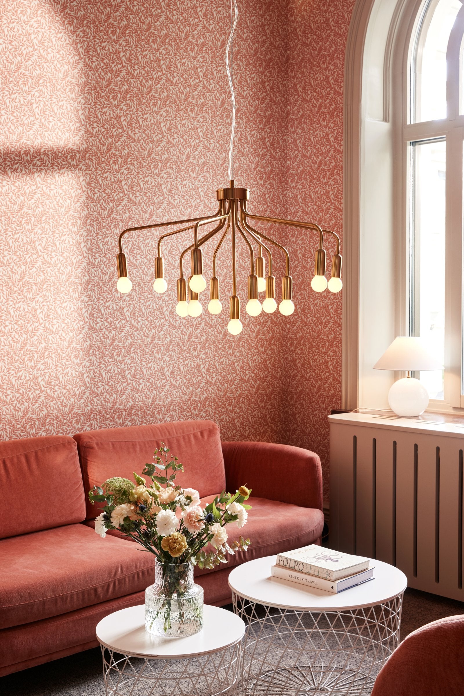 Bordslampa Iris 35 Vit