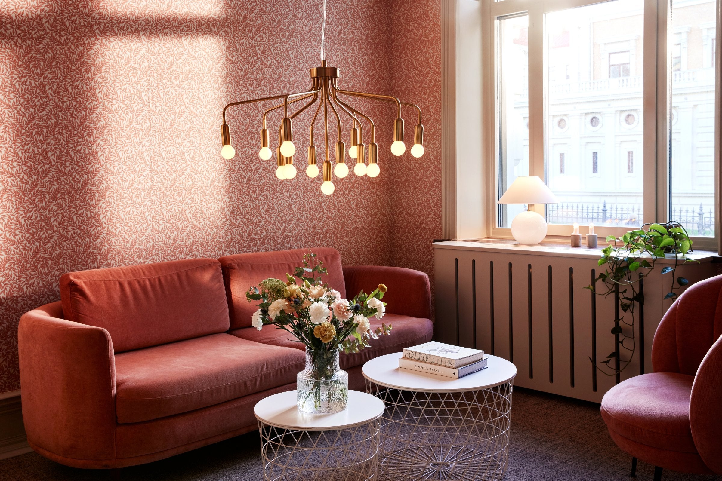 Bordslampa Iris 35 Vit