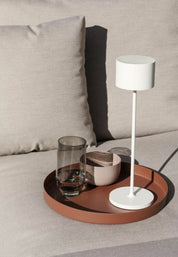 Farol Bordslampa Portabel, Vit