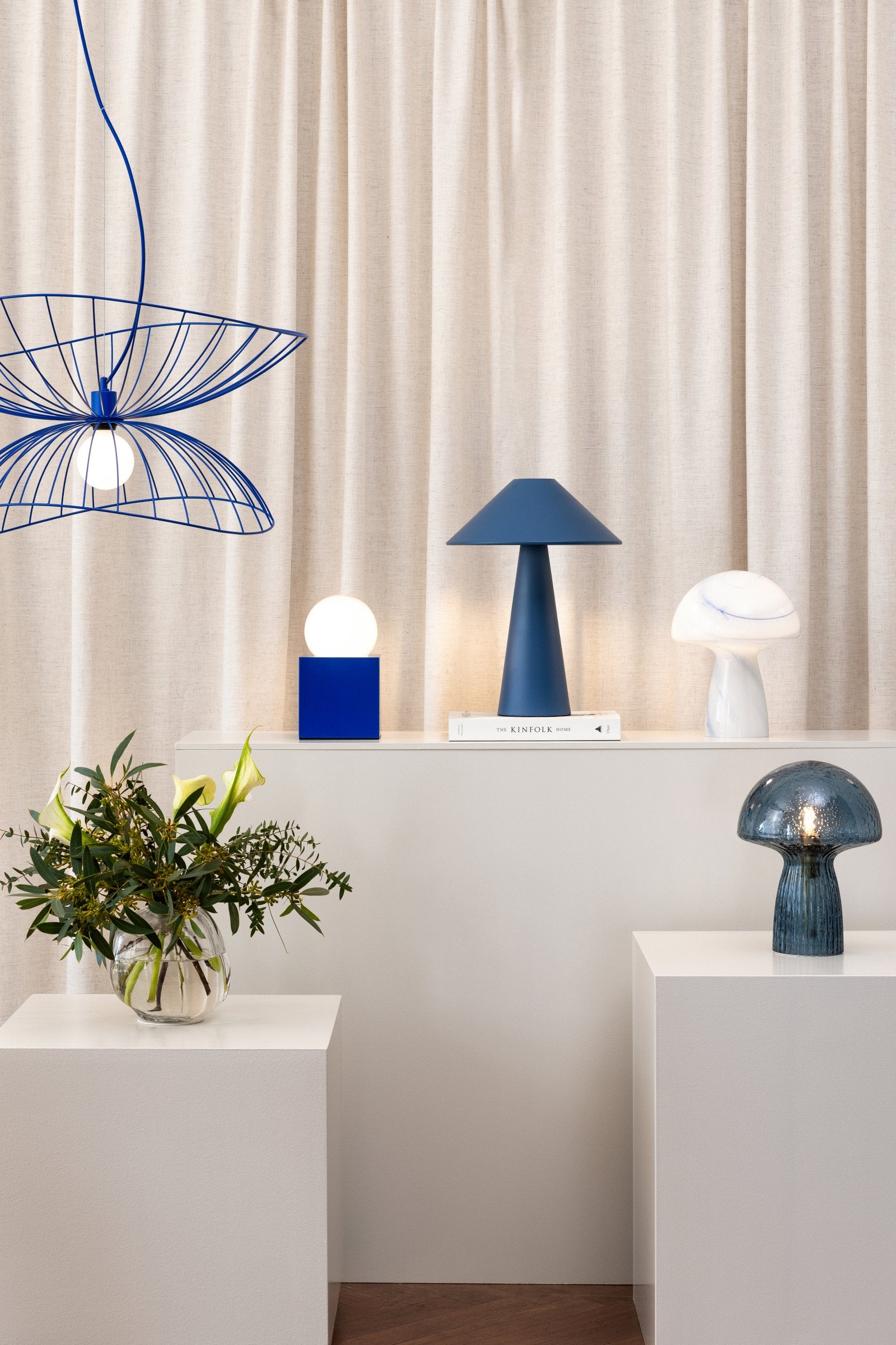 Bordslampa Bob 14 Blå