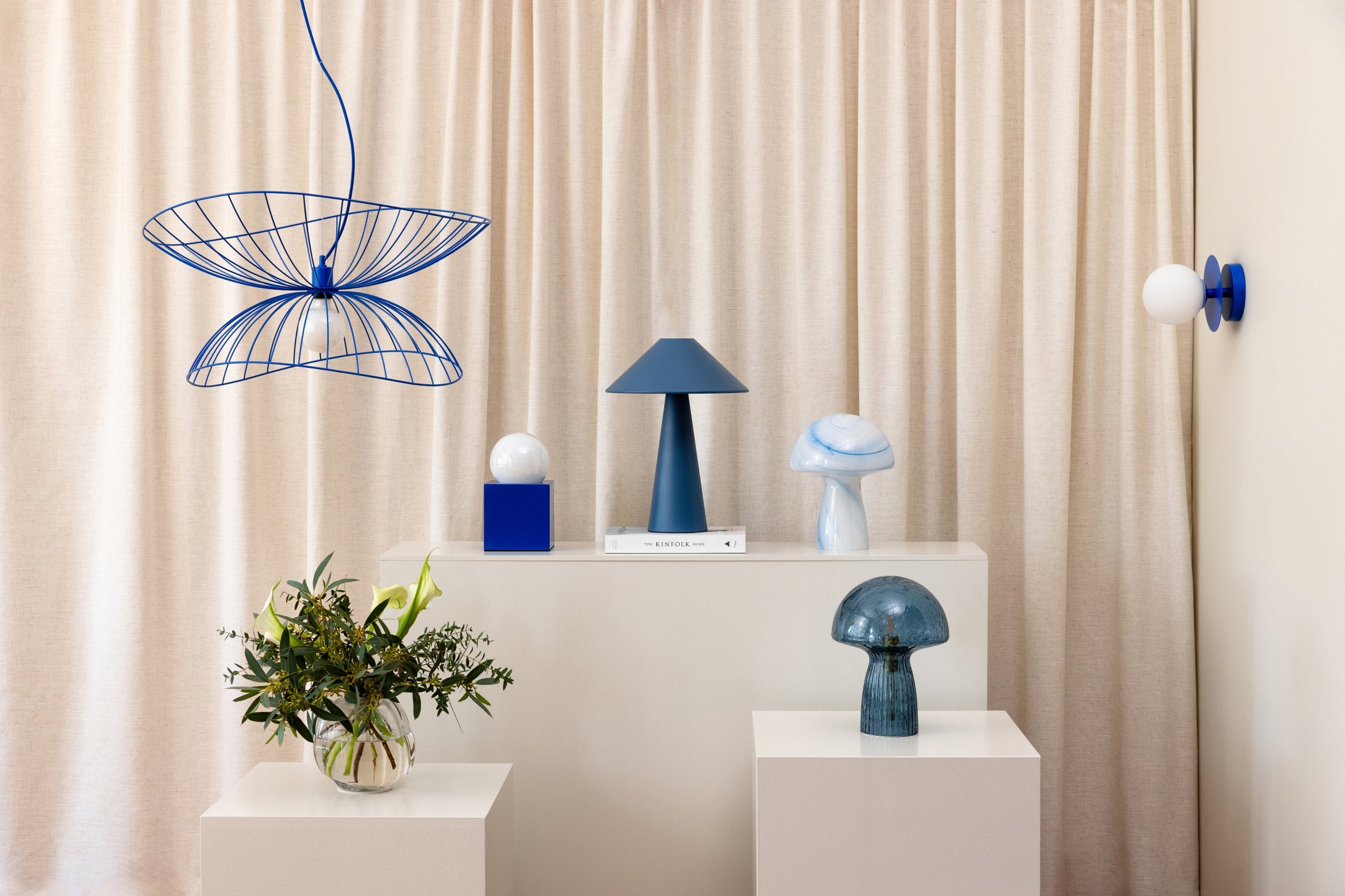 Bordslampa Bob 14 Blå