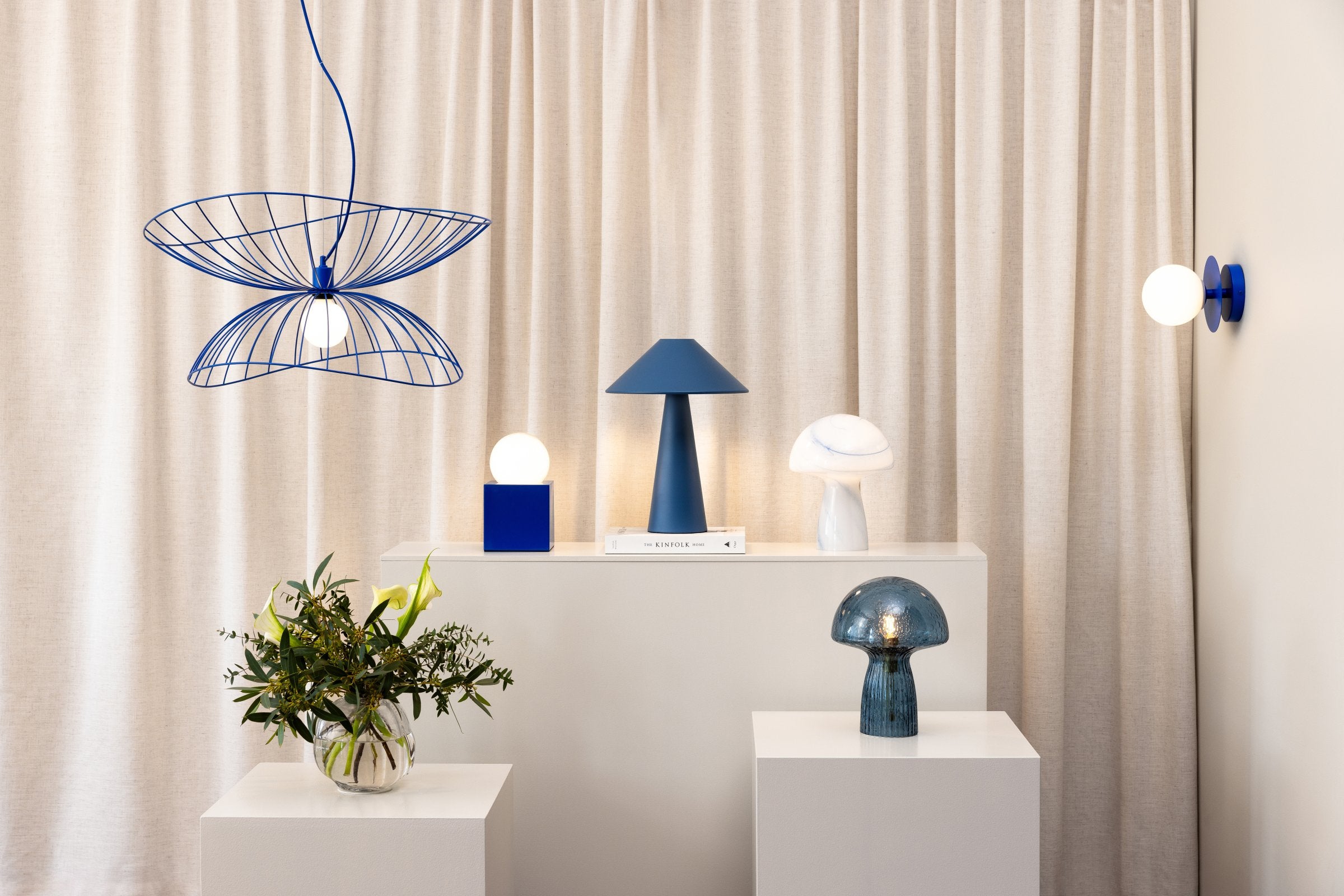 Bordslampa Bob 14 Blå