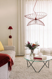 Bordslampa Iris 20 Burgundy