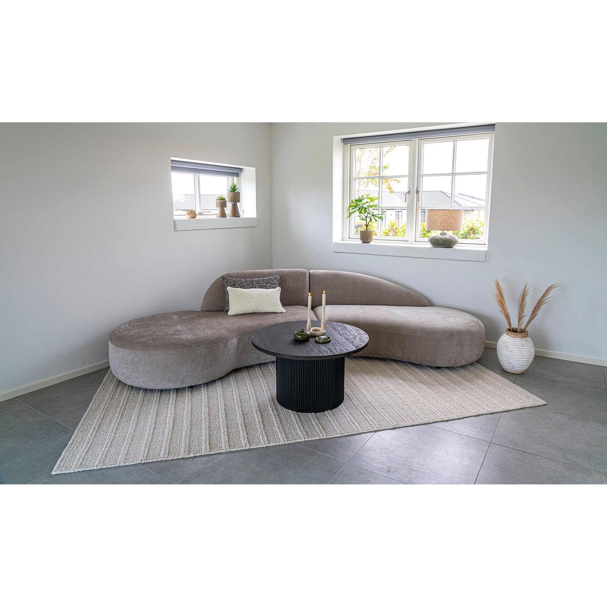 Boavista soffbord Ø80, Mörkbrun