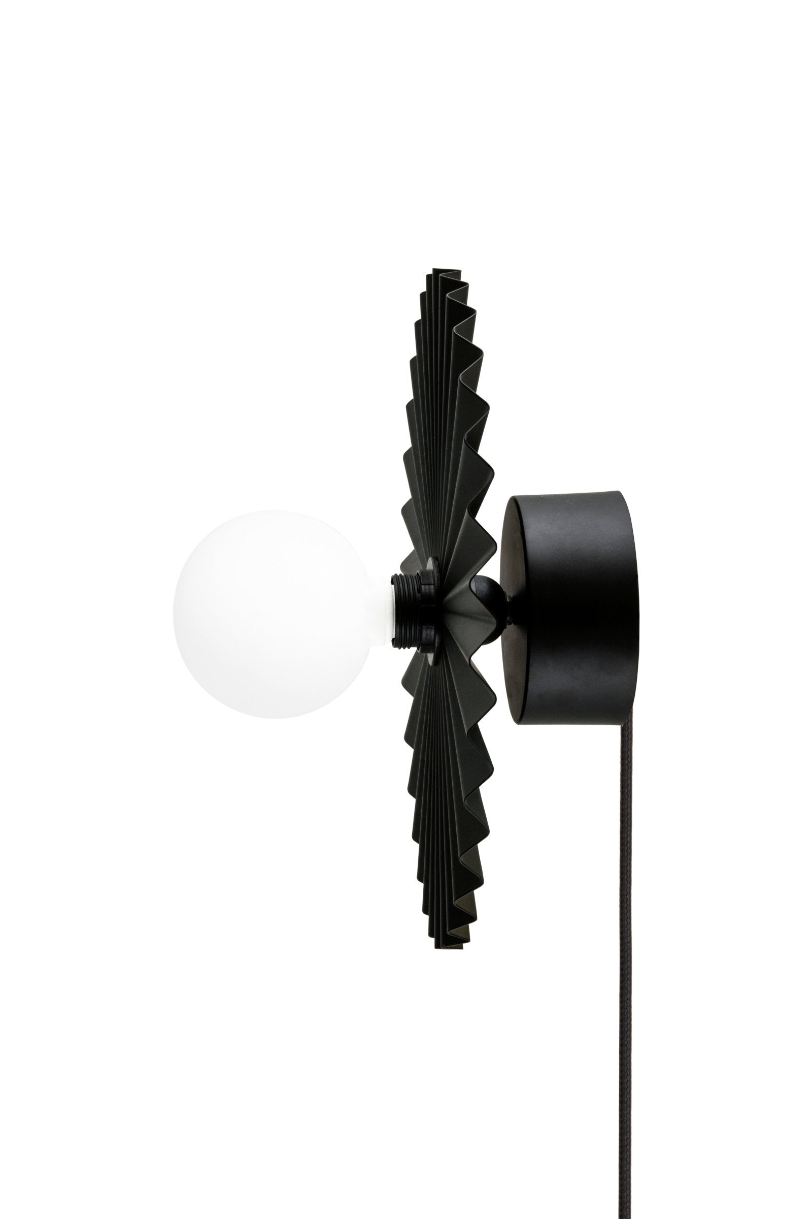 Plafond/Vägglampa Omega 35 Svart