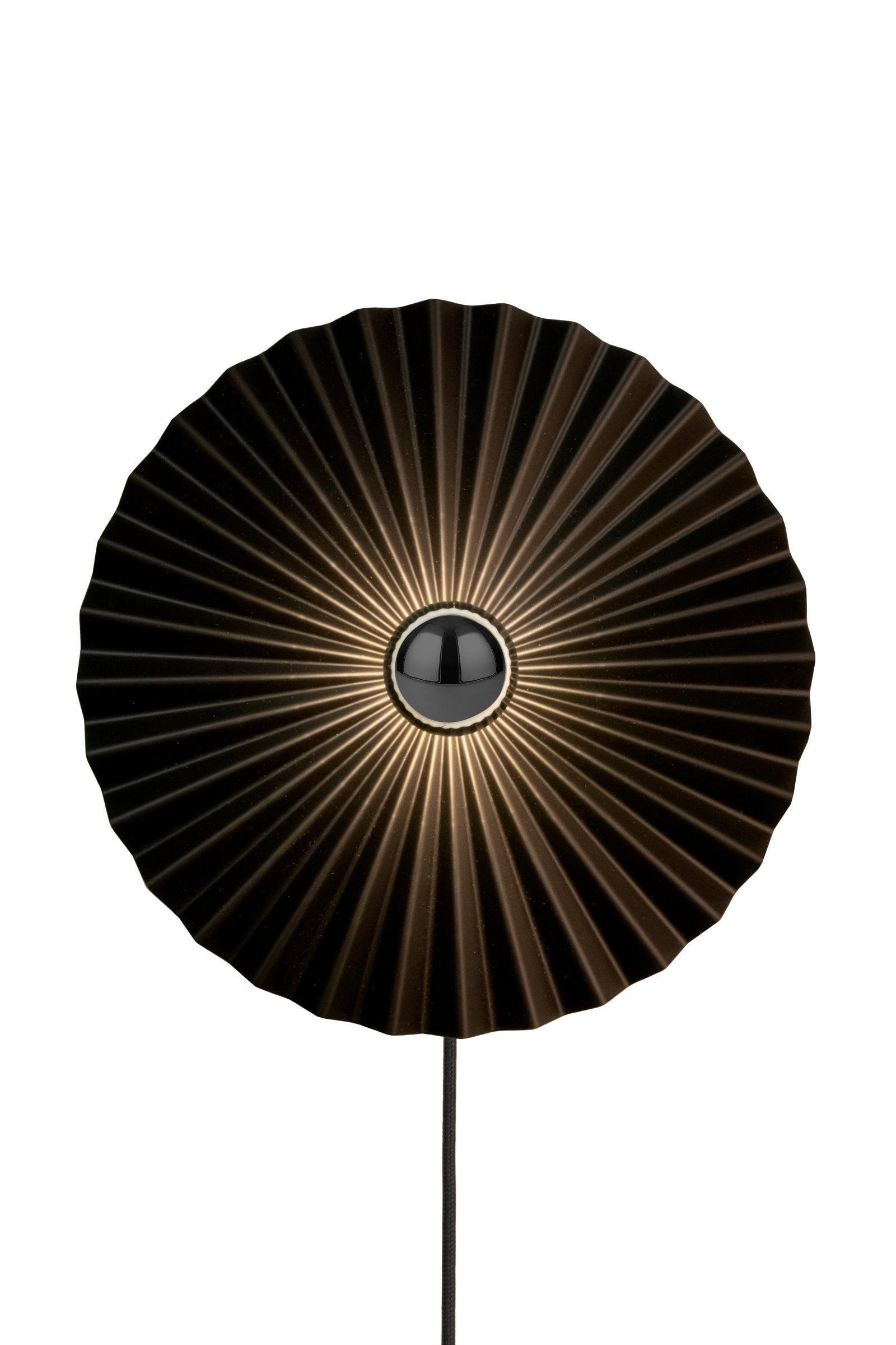 Plafond/Vägglampa Omega 35 Svart