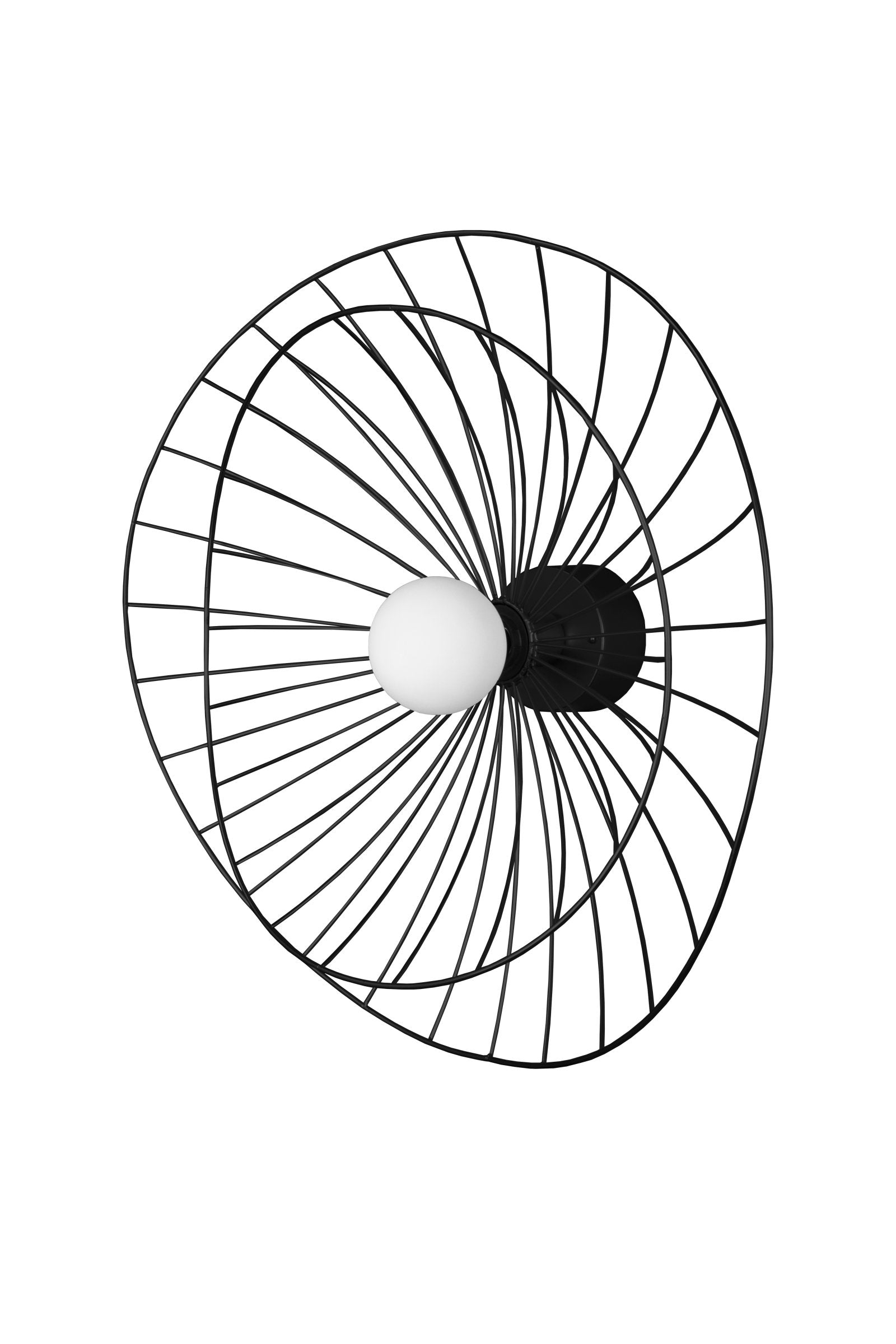 Plafond/Vägglampa Ray Svart