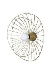 Plafond/Vägglampa Ray Borstad Mässing