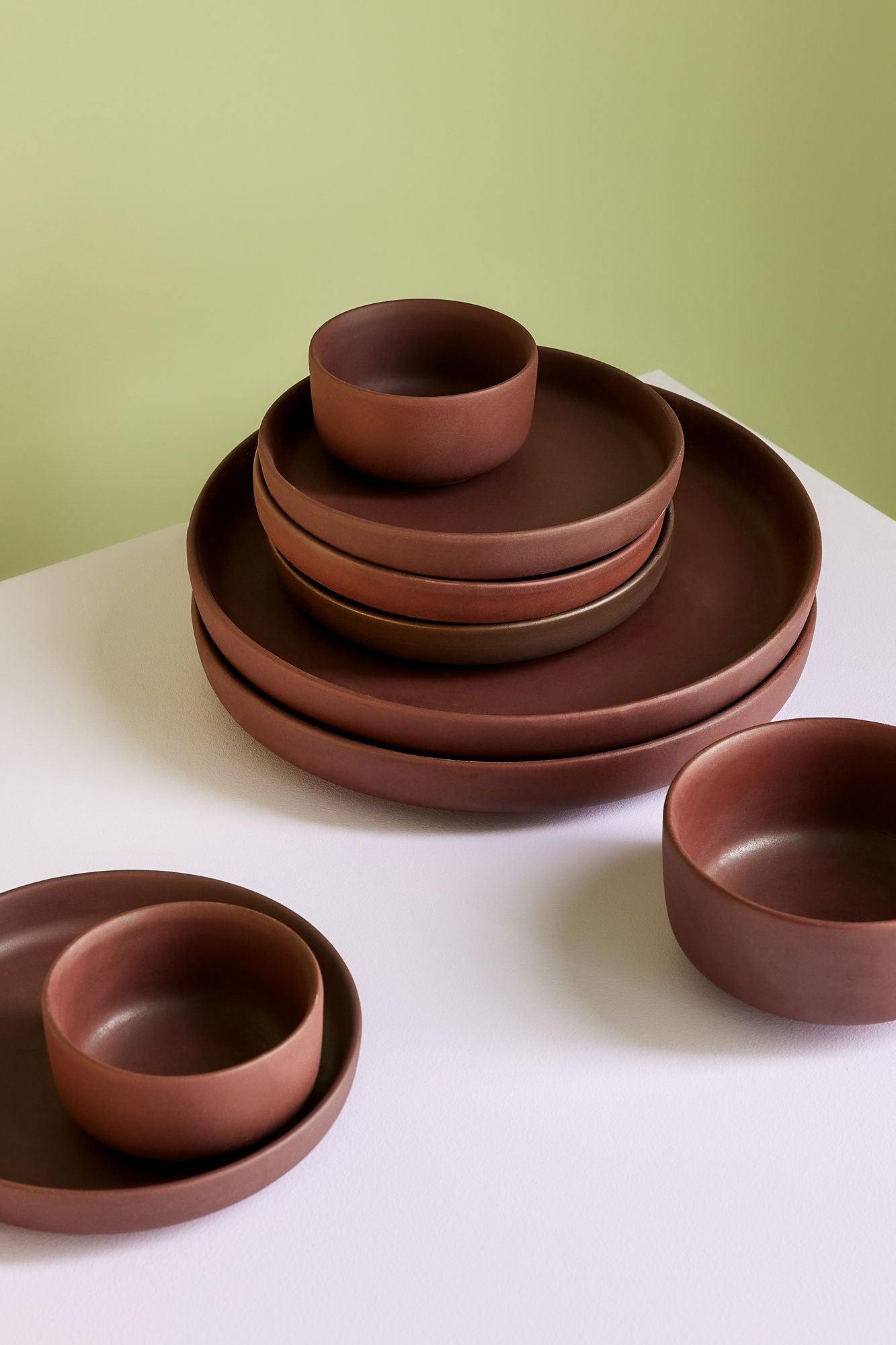 Clay Tallrik Djup, 2-Pack