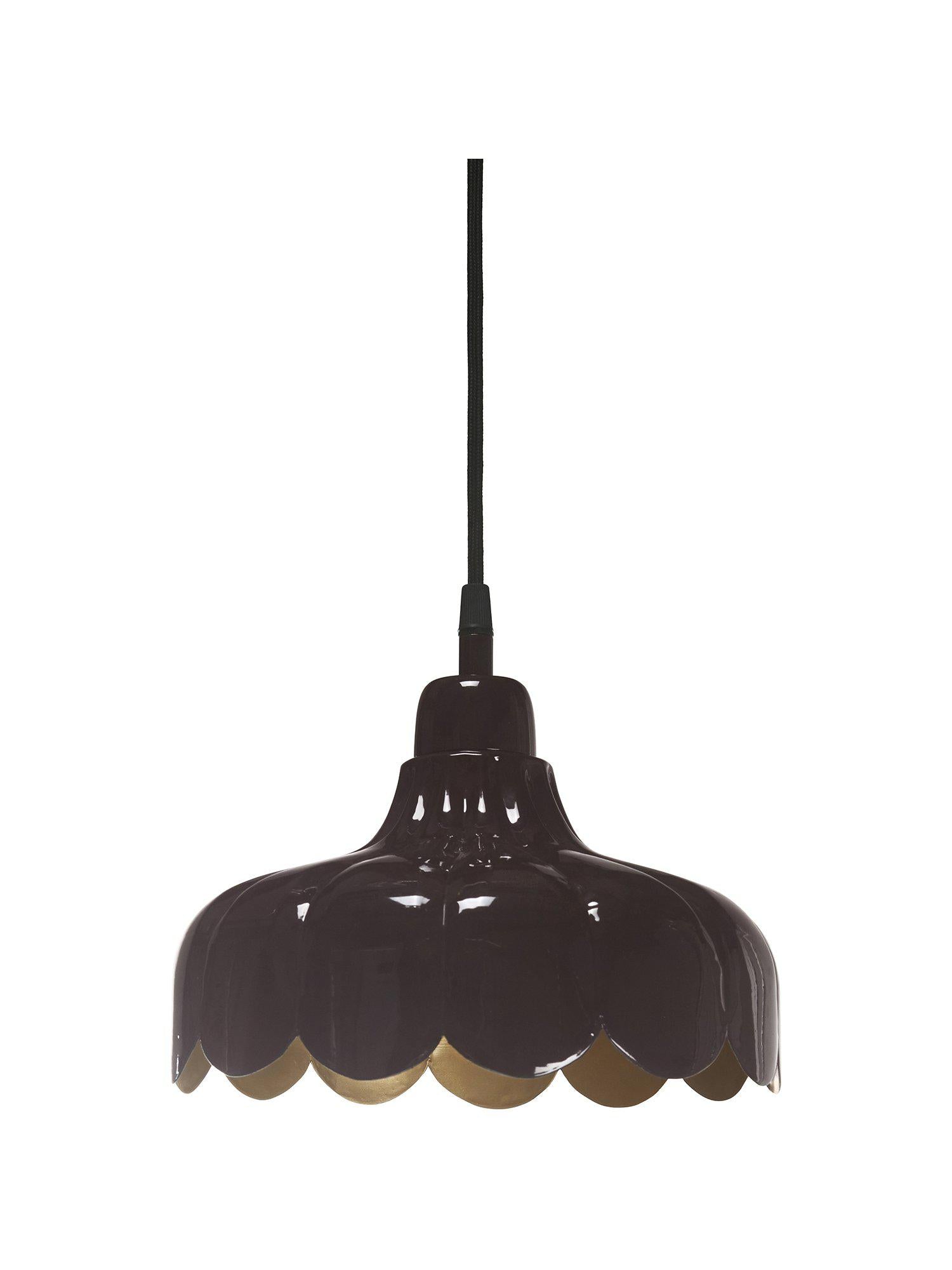 Wells Fönsterlampa Brun/guld 24cm