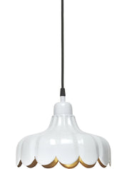 Wells Fönsterlampa Vit/guld 24cm