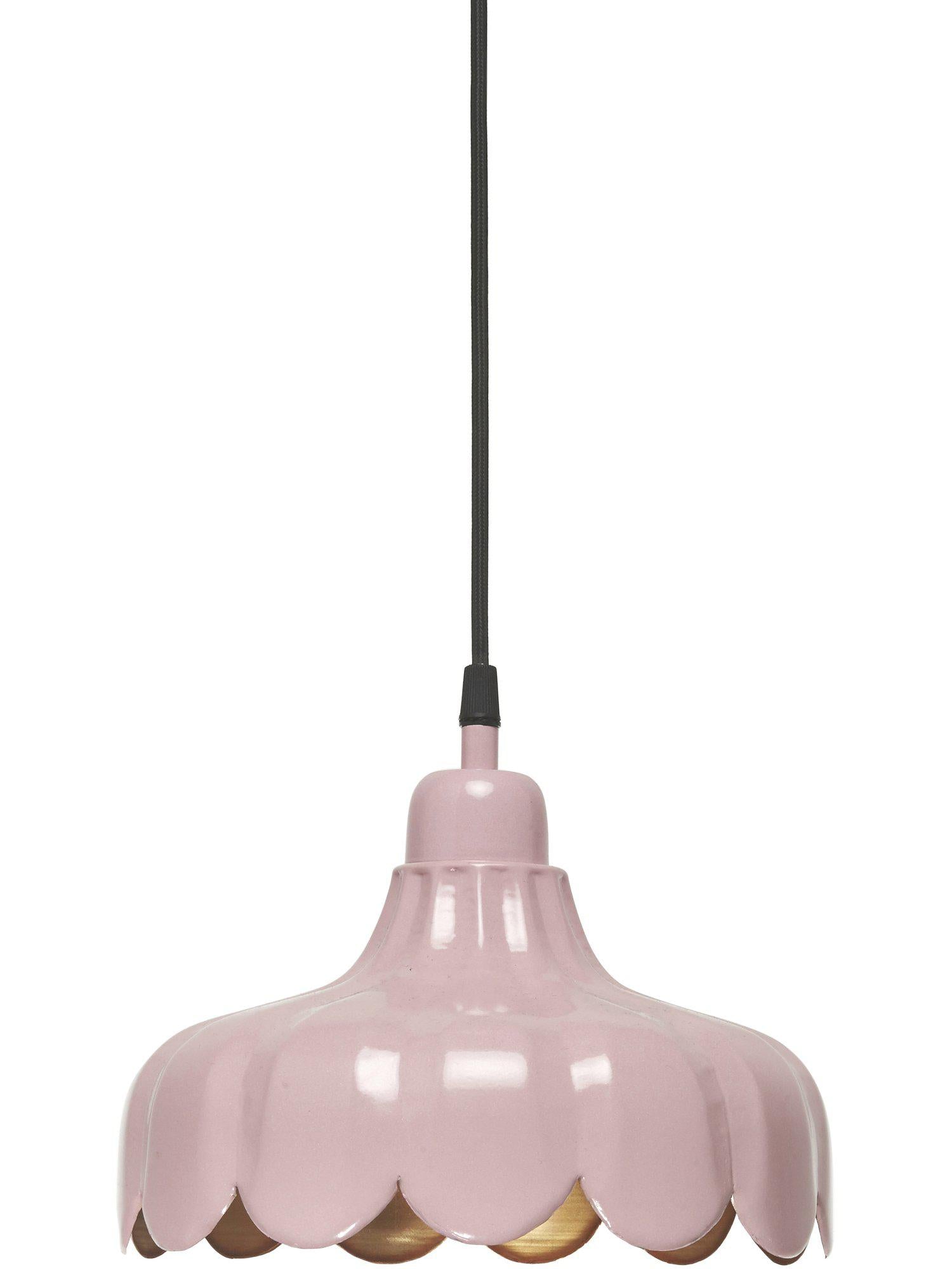 Wells Fönsterlampa Rosa/guld 24cm