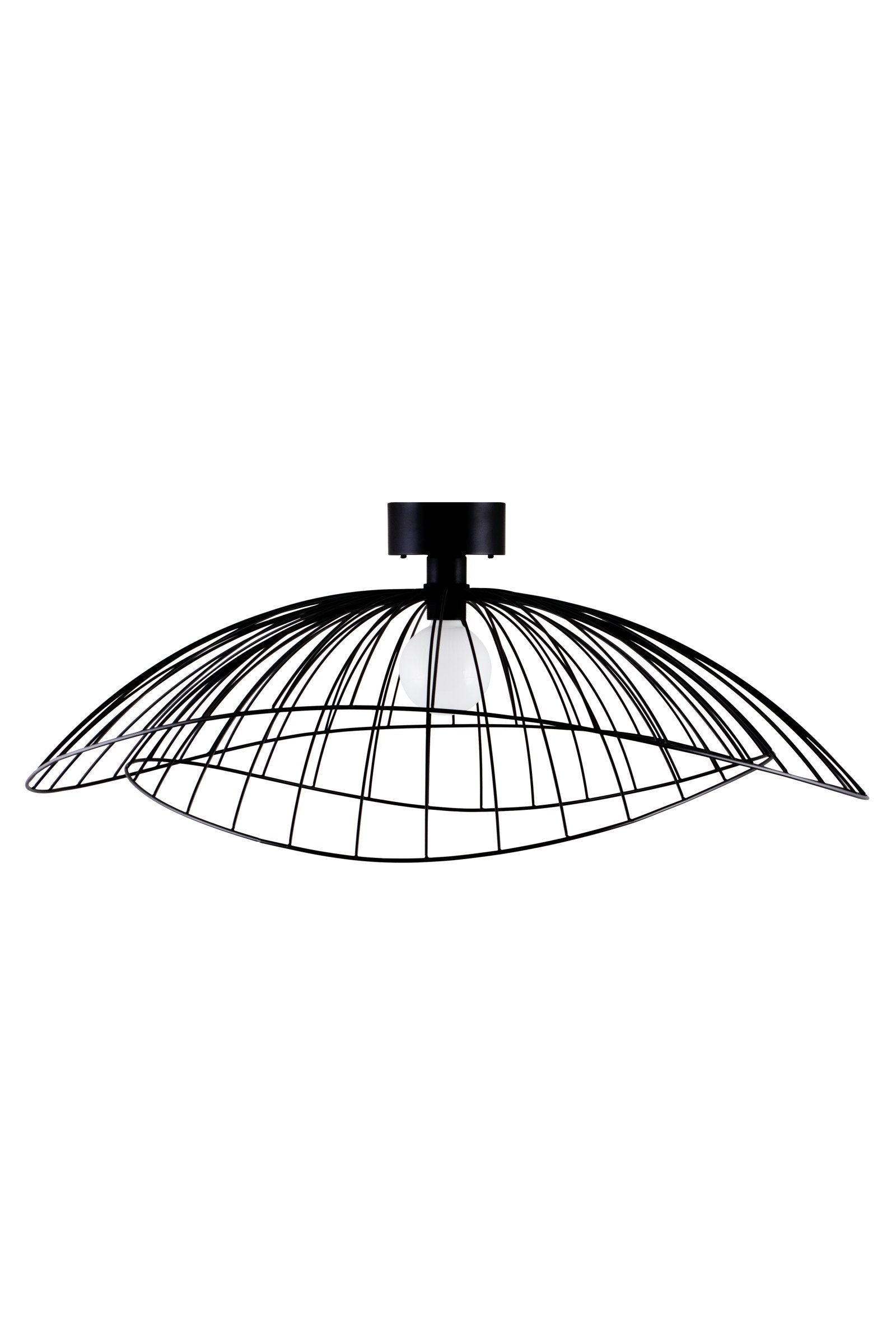 Plafond/Vägglampa Ray 85 Svart