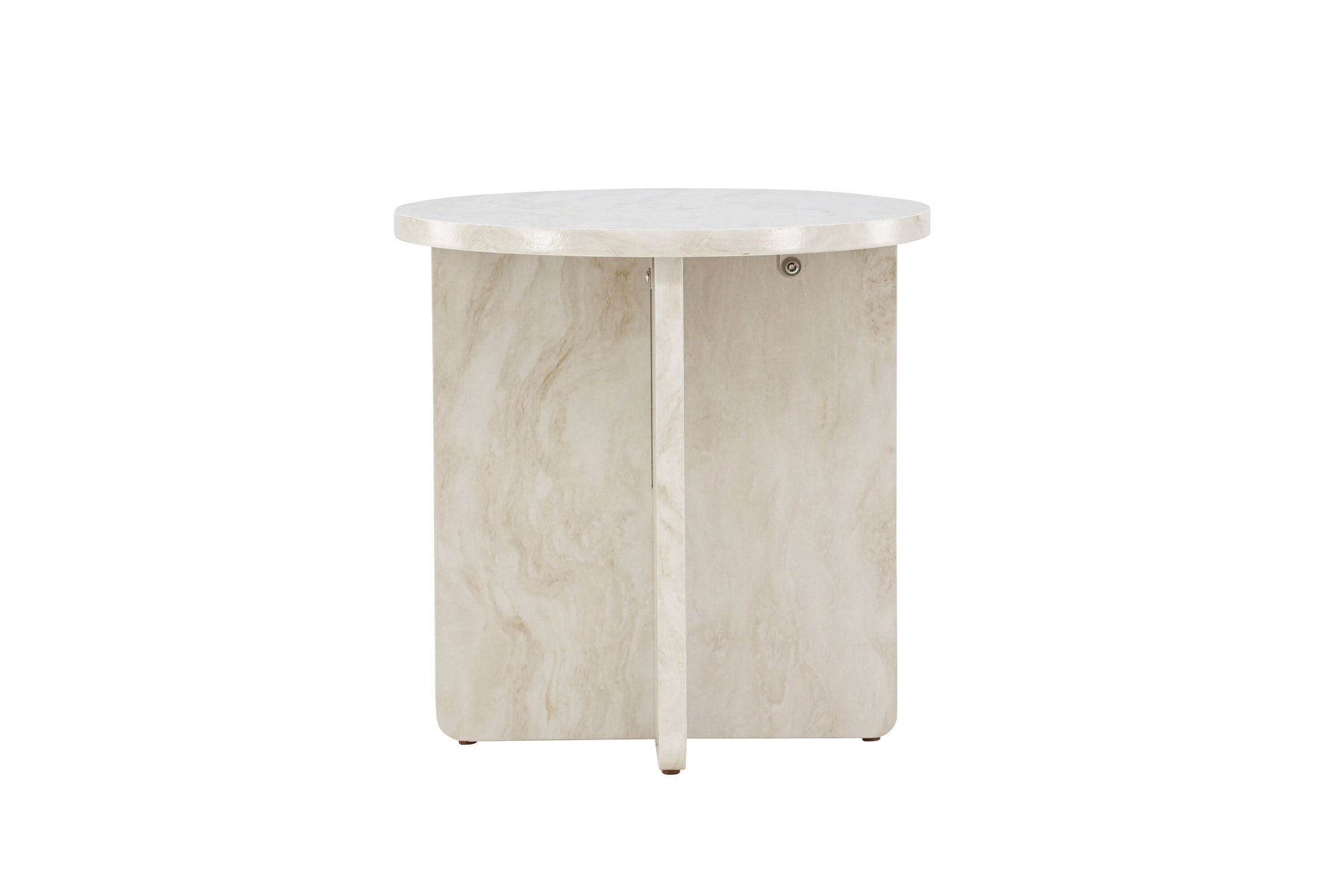 Ålesund Sidobord ø50, Beige