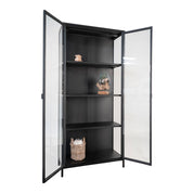 Brisbane vitrinskåp H175x80, Svart