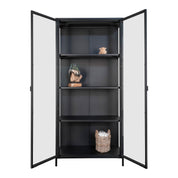 Brisbane vitrinskåp H175x80, Svart
