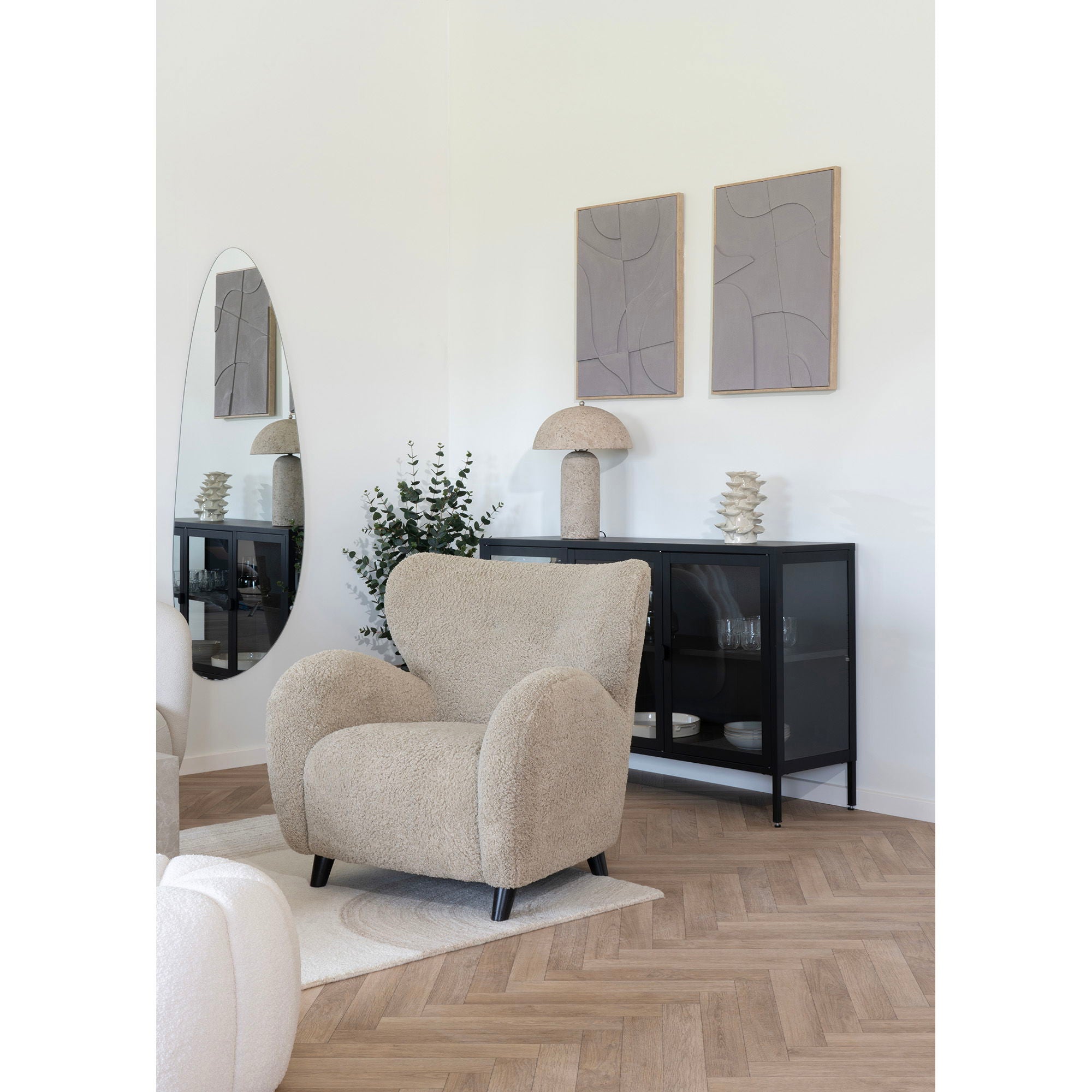 Brisbane sideboard, Svart