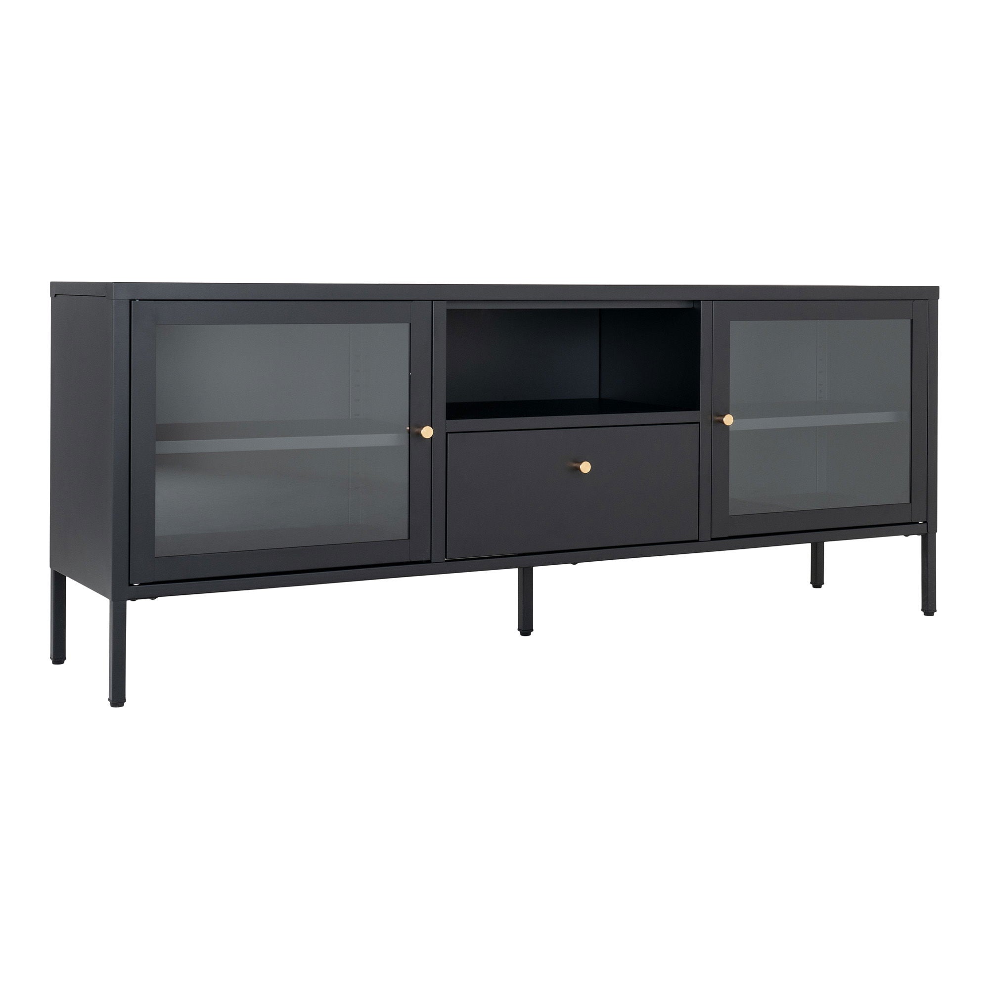 Dalby tv-bänk 150cm, Svart
