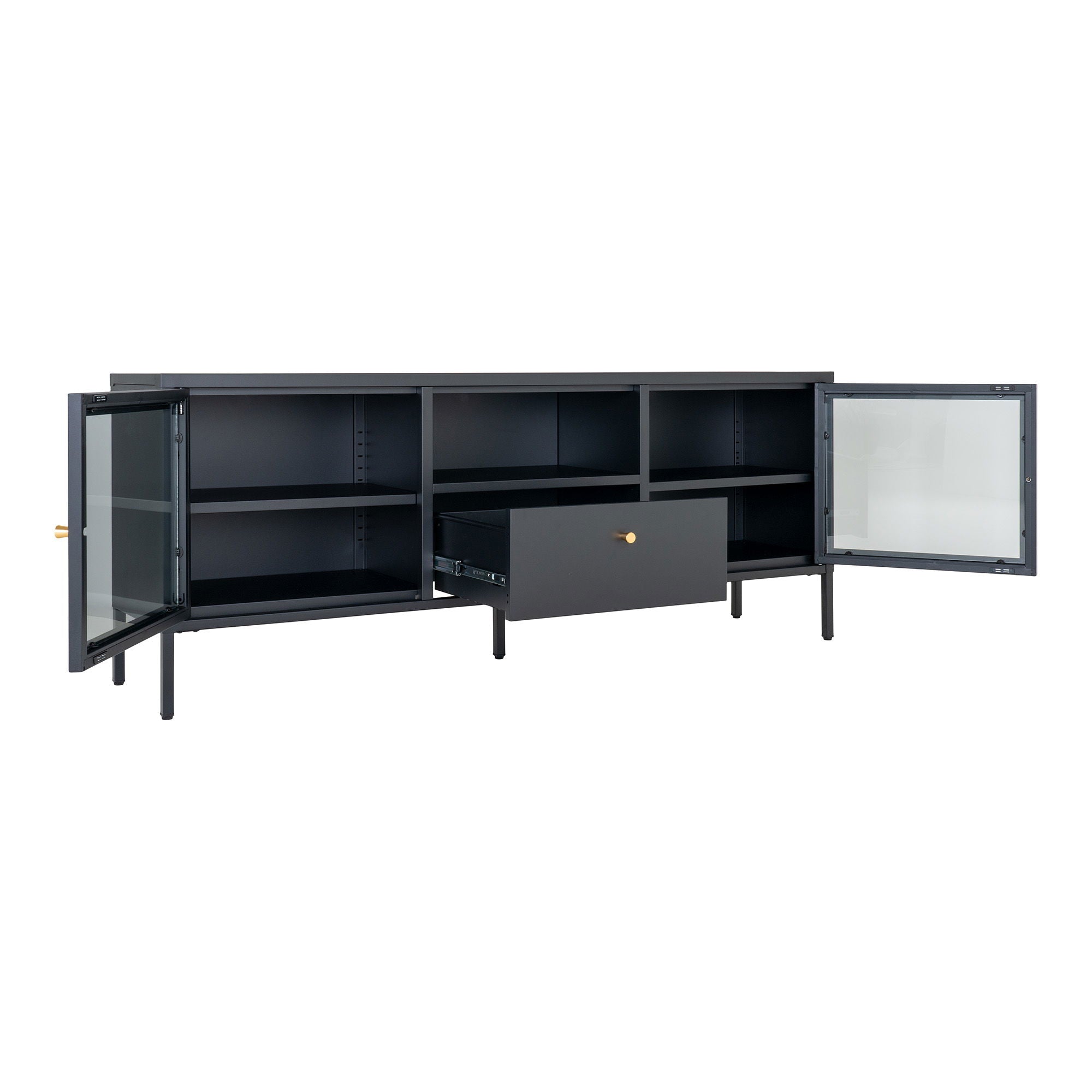 Dalby tv-bänk 150cm, Svart