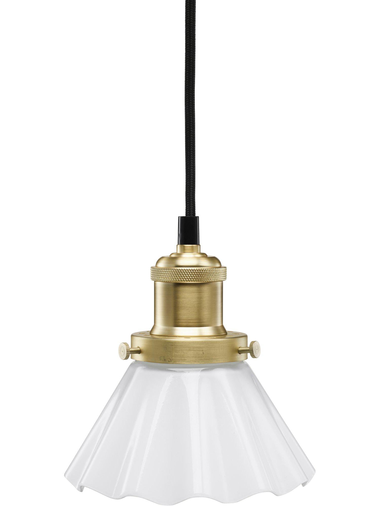 August Fönsterlampa Opal veckad 15cm