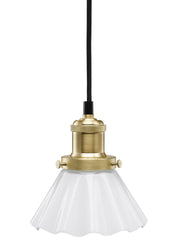 August Fönsterlampa Opal veckad 15cm