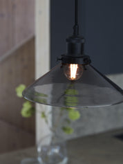 August Fönsterlampa Svart 25cm