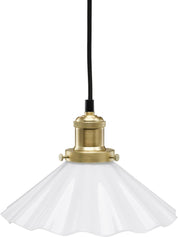 August Fönsterlampa Opal veckad 25cm