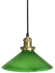 August Fönsterlampa Grön 25cm