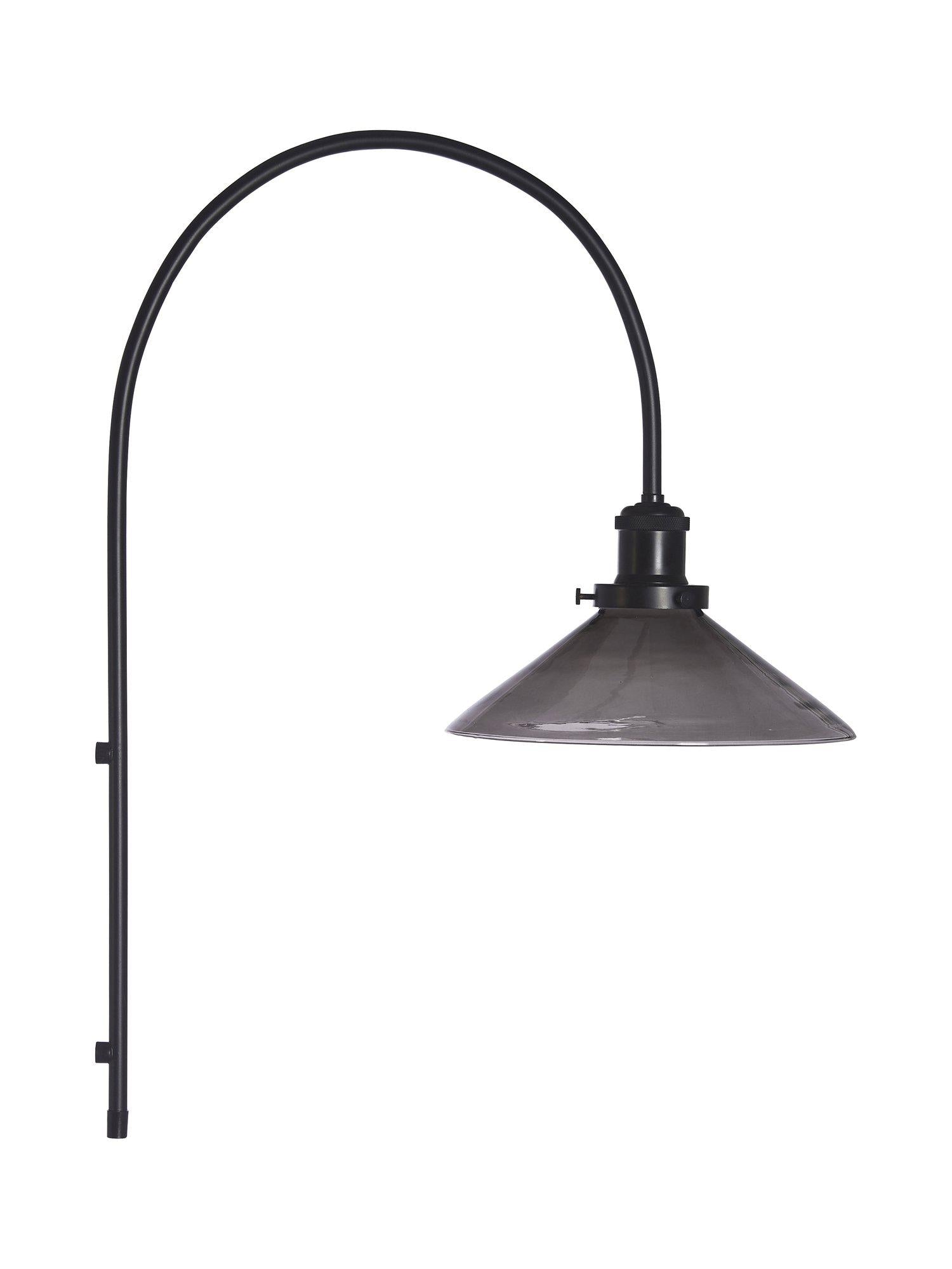 August Vägglampa Svart 25cm