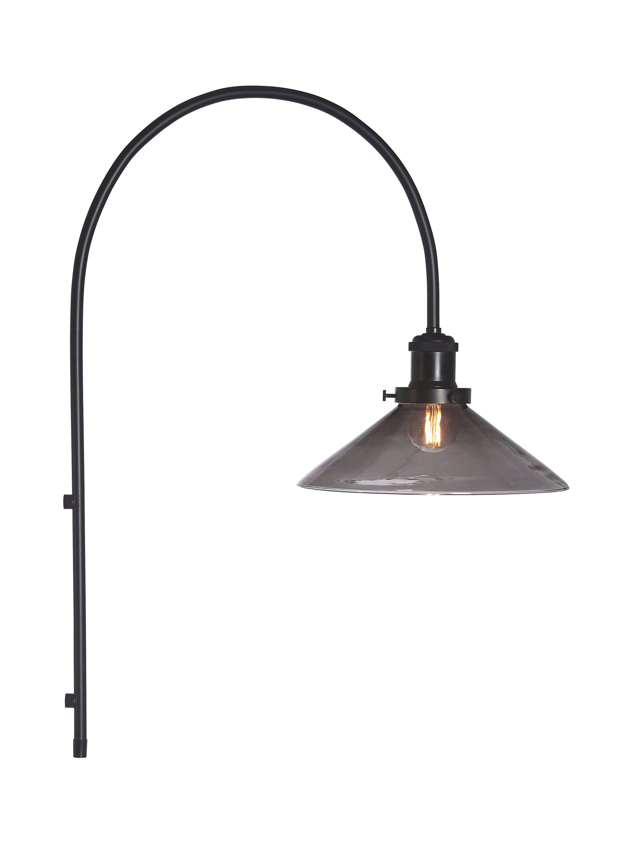 August Vägglampa Svart 25cm