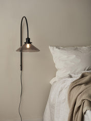 August Vägglampa Svart 25cm