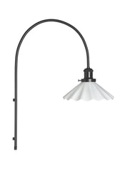 August Vägglampa Opal Veckad 25cm