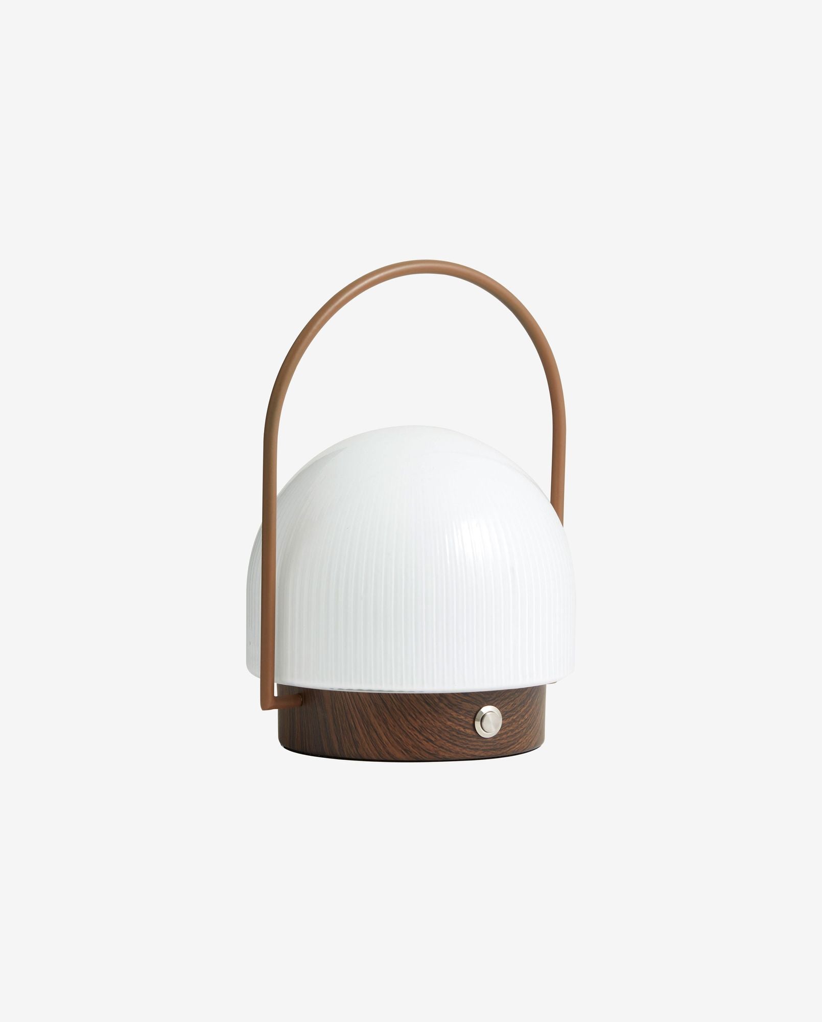 MOMUS Portabel Bordslampa, Brun