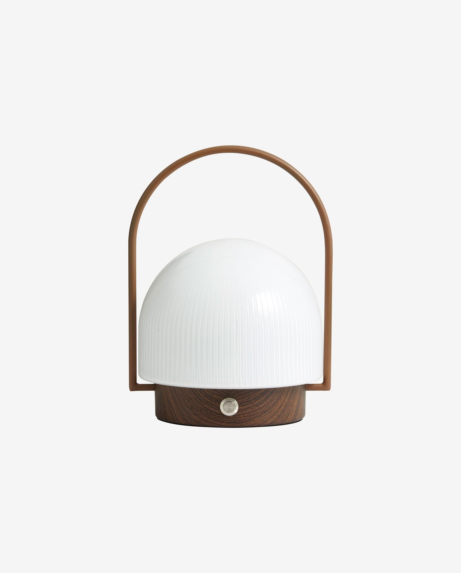 MOMUS Portabel Bordslampa, Brun
