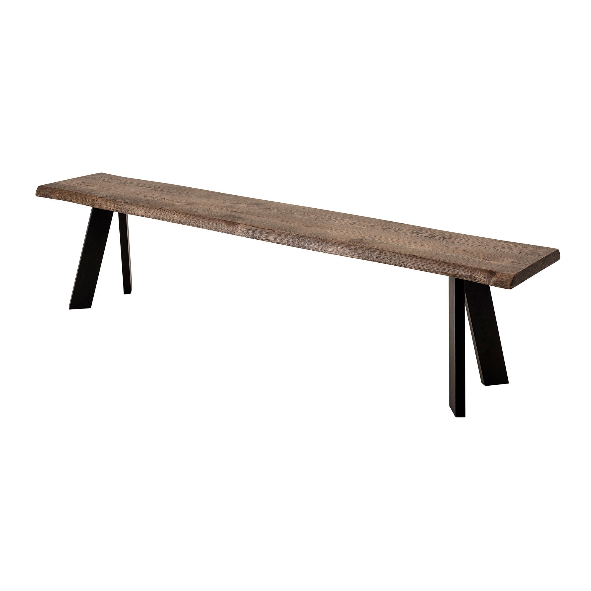Raw Sittbänk Ek 190cm, Brun