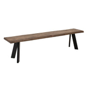 Raw Sittbänk Ek 190cm, Brun