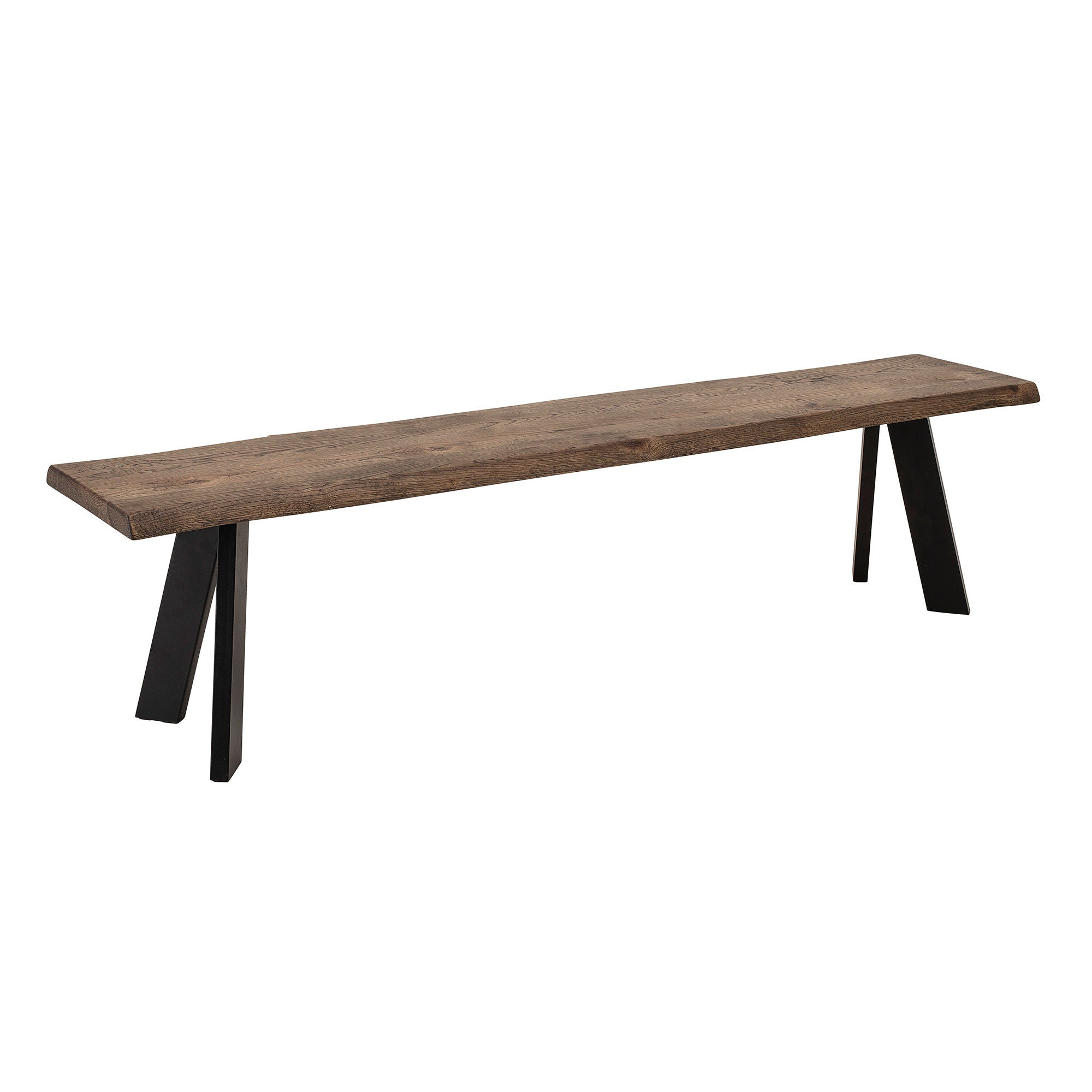 Raw Sittbänk Ek 190cm, Brun
