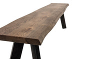 Raw Sittbänk Ek 190cm, Brun