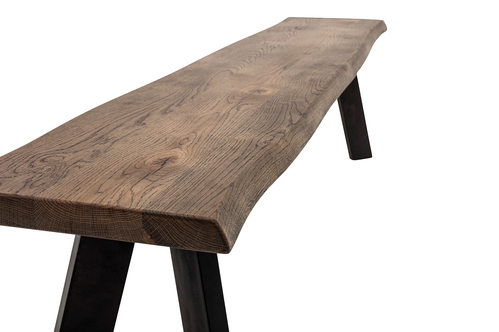 Raw Sittbänk Ek 190cm, Brun