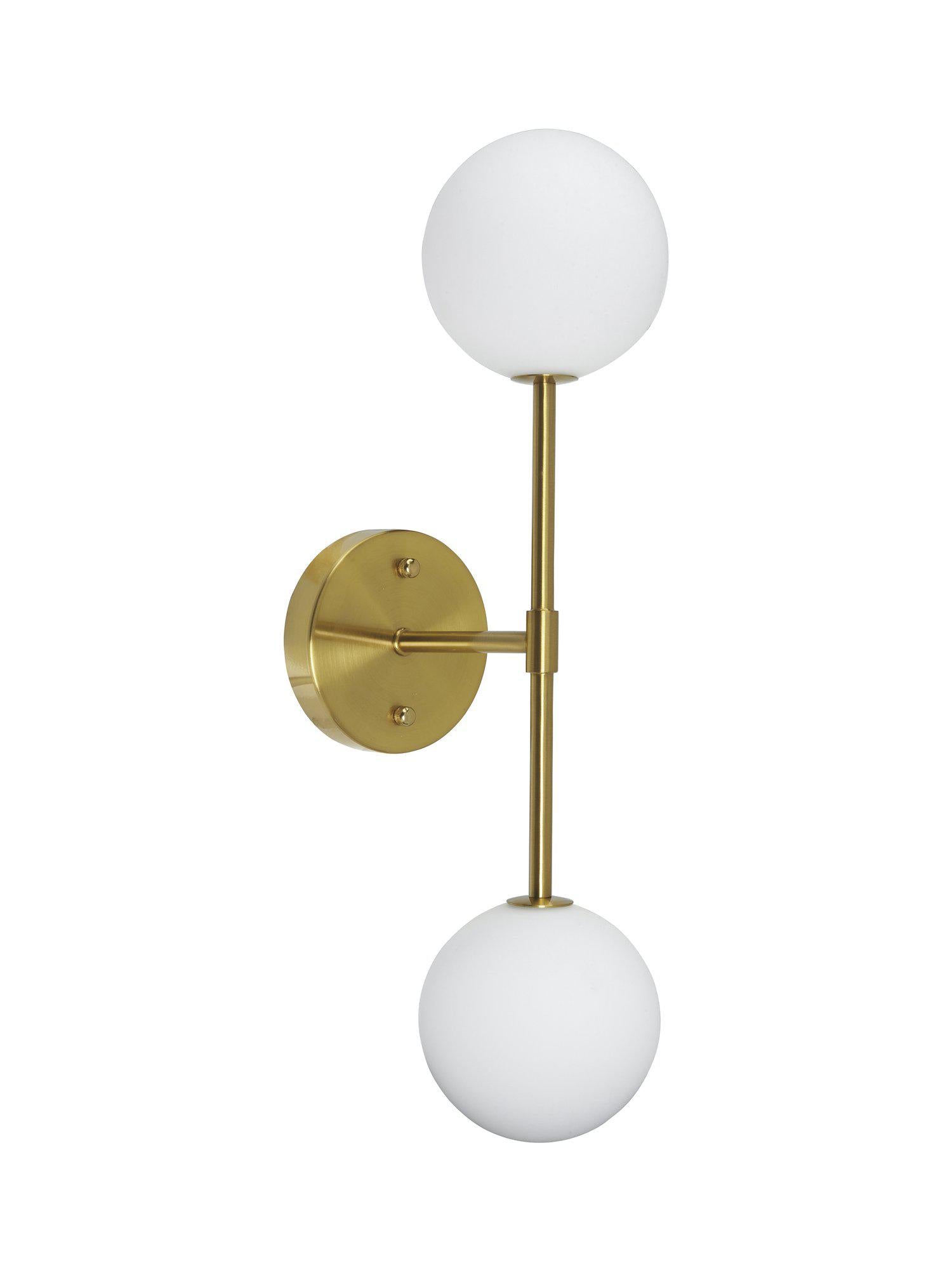 Sigma D vägglampa Guld Opal, 49cm