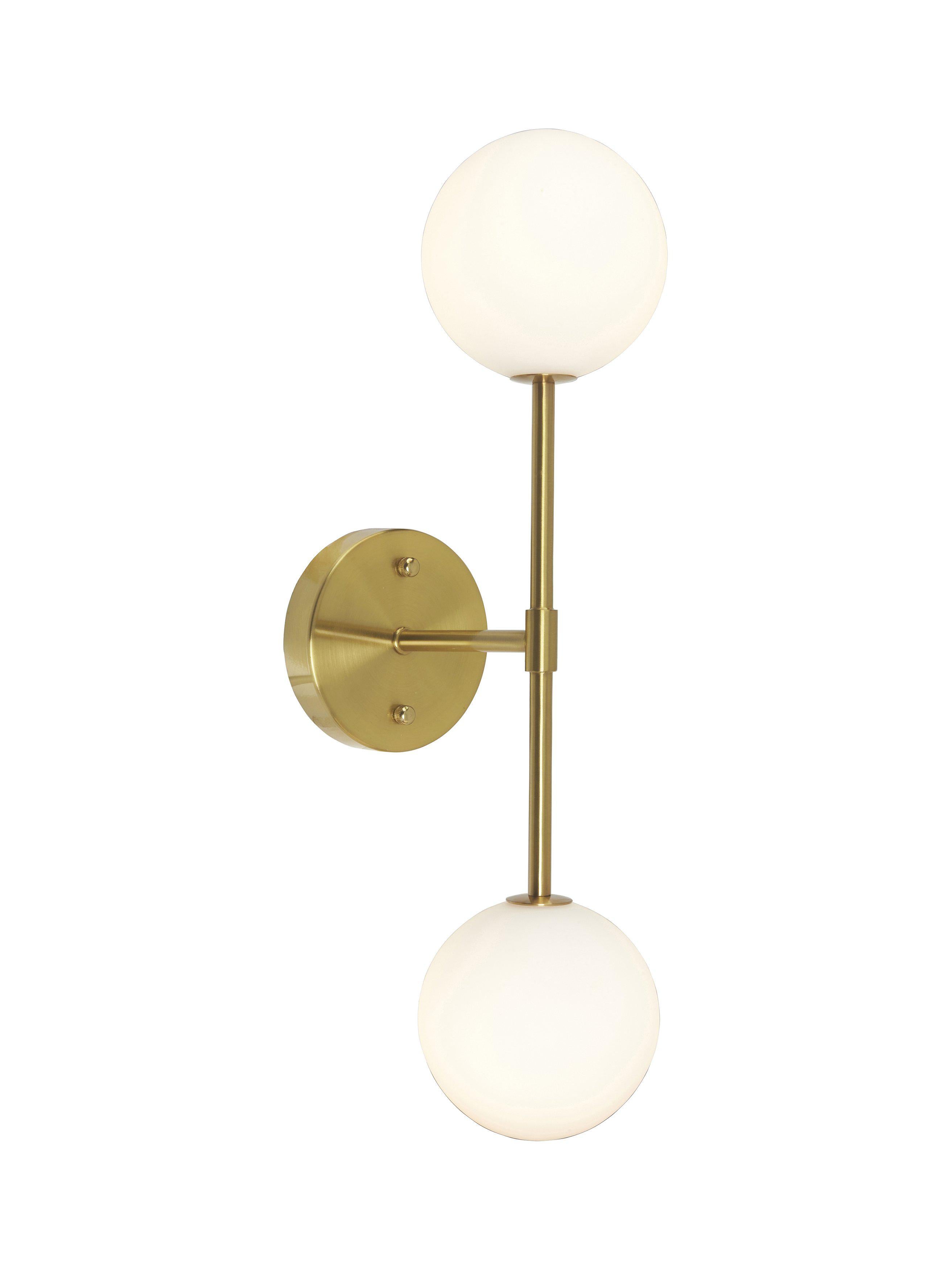 Sigma D vägglampa Guld Opal, 49cm