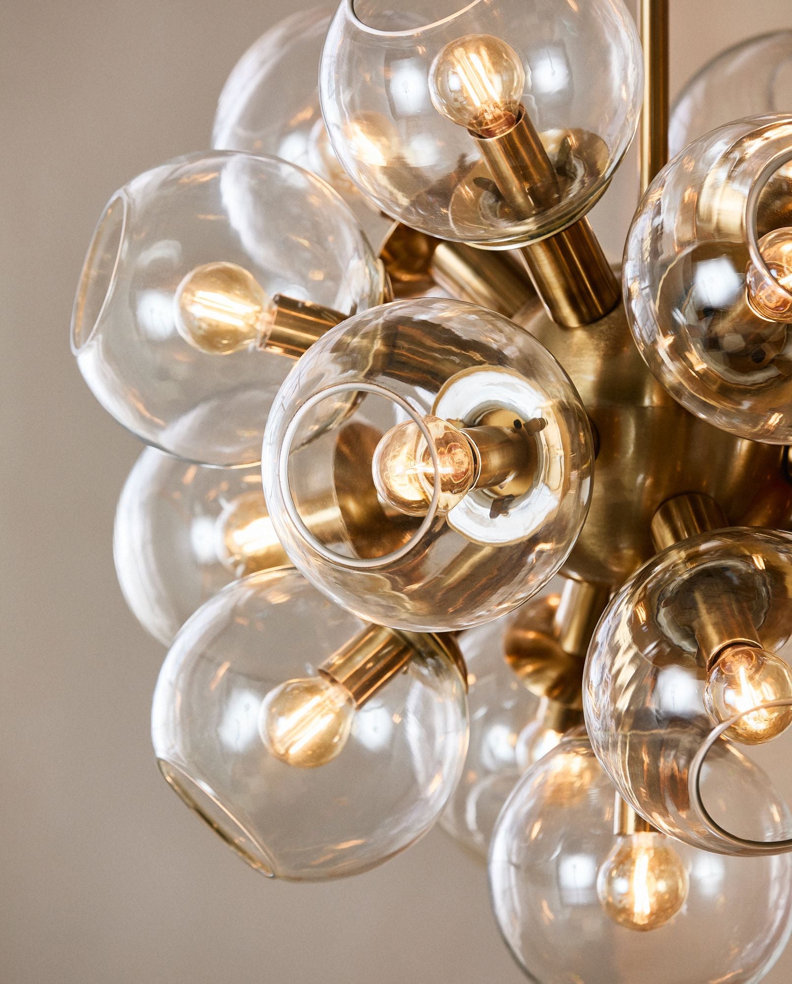 ATOMIC Taklampa, Guld
